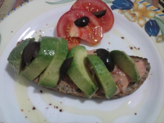 Brusqueta con palta